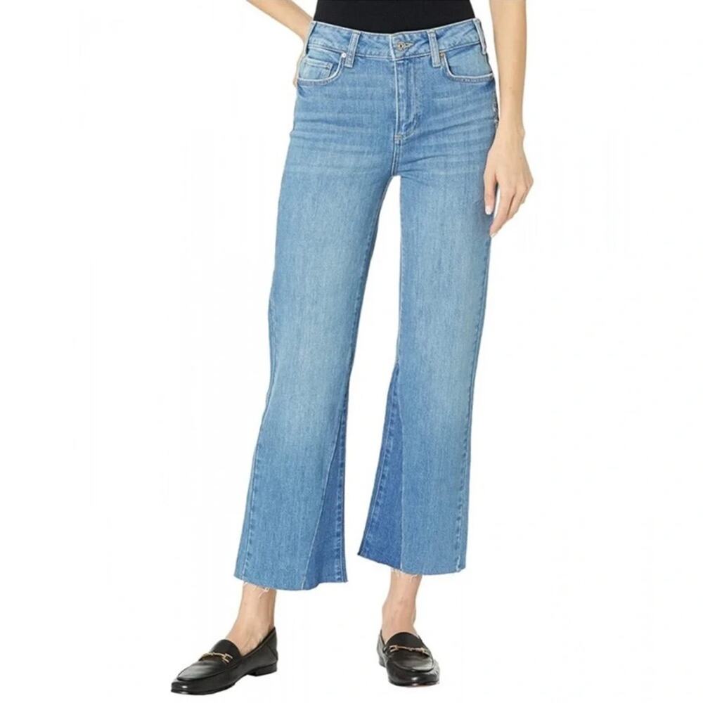 PAIGE Relaxed Colette Jeans in Lovey Shadow Inset Size 26
